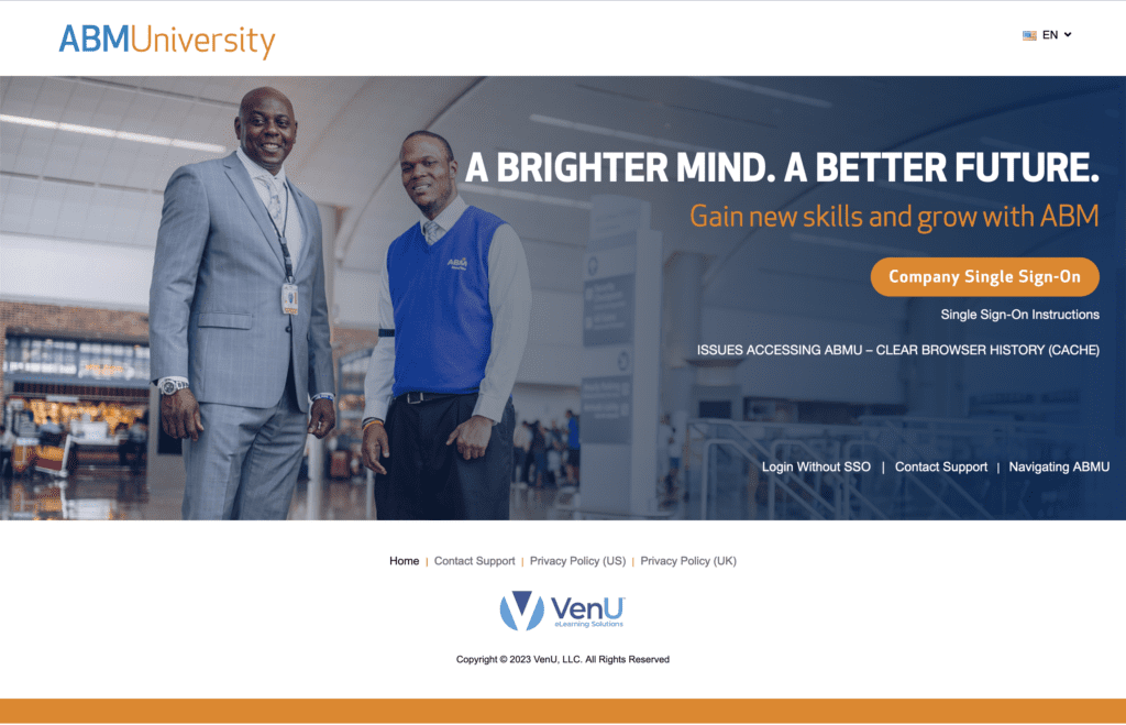 Congratulations to ABM Industries - Now running on the latest VenU ...